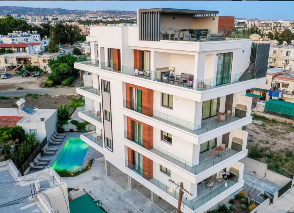 Olive Shared Pool Apartments Paphos Eksteriør billede